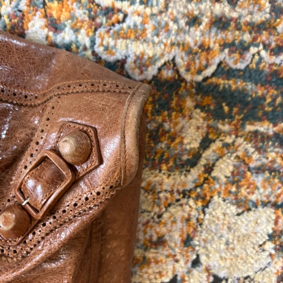 Balenciaga Weekender covered giant, brogue Cognac - Picture 3 of 16